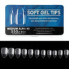 Scratch-free Ultra-thin Seamless Manicure Nail Plate, Shape: 04 Half Sand Short Water Drop
