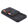 For Samsung Galaxy S25 5G Skin Feel Dream RFID Anti-theft PU Card Bag Phone Case(Black)