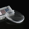 Quadrangle Shaped Great Beauty Facial Makeup Transparent Silicone Smooth Powder Cream Puff(Transparent)