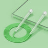 3 PCS Fitness Sports Children Transparent Handle Skipping Rope(Transparent Green)