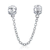 S925 Sterling Silver Little Cute Personality All-match Safety Chain