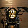 7 Inch Motorcycle Retro Modified Headlights Day Trip LED Far Near Beam Lights  For Wrangler / Harley