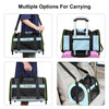 FUNADD Foldable Pet Carrier Bag, Blue - Small Dog/Cat Tote