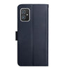 For Asus Zenfone 8 ZS590KS Genuine Leather Fingerprint-proof Flip Phone Case(Blue)