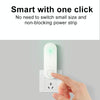 Mini Household Wireless Ultrasonic Deodorizer Vacuum Cleaner Dust Mite Controller, US Plug(White)
