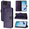 For Asus Zenfone 11 Ultra Embossed Butterfly Leather Phone Case(Dark Purple)