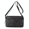 WEPOWER Men Oxford Cloth Casual Crossbody Bag Outdoor Sports Shoulder Bag(Black)