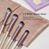 4 PCS / Set Makeup Brush Eye Shadow Brush Eye Makeup Set Soft Hair Detail Brush Smudge Brush With Brush Bag, Color:Gold