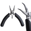 4 Inch Stainless Steel Palm Mini Electronic Pliers(Curved Nose Pliers)