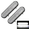 2 PCS 24LED Reflector Brake Light Turn Signal Light(White Shell White Light)