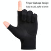 Outdoor Bicycle Riding Fishing Gloves Thin Breathable Anti-UV Sports Ice Silk Gloves, Style: Men Half Finger Gray