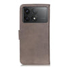 For Xiaomi Redmi K70 5G / K70 Pro 5G KHAZNEH Cowhide Texture Flip Leather Phone Case(Khaki)
