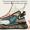 1925 Flying Knit Breathable High-Top Sports Men Shoes Clunky Sneaker, Size: 44(White)