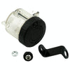 Motorcycle Modified Fittings Front Brake Oil Liquid Oil Cup Direct Pump Large Capacity Universal Oil Pot(Transparent)