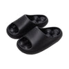 Summer Household Massage Slippers Bathroom Non-Slip Shower Thick Sole Slippers, Size: 36-37(Black)