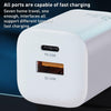 WK WP-U140 33W Power Series USB+USB-C/Type-C Fast Charger, Specifications: US Plug(White)