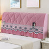 Bedside All-Inclusive Anti-Collision Quilted Thick Fabric Protective Cover, Size: 60x180cm(Eight Petals Pink)