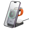hoco CQ21 Power 3 in 1 Desktop Magnetic Wireless Fast Charger(Black)