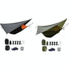 Strut Mosquito Net Hammock Diamond Sunshade Set Outdoor Camping Automatic Quick-Open Anti-Mosquito Hammock Canopy Set(Army Green)