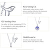 S925 Sterling Silver Fish Tail Colorful Scales Women Nacklace Jewelry