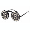 Steampunk Sunglasses Round Metal Flip Up Glasses For Men and Women, Style: Black Dollar C3