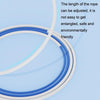 Children Speed Skipping Sports Rope, Style: 3 Sections 2.8m (White Pink)