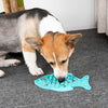 Silicone Slow Feeder Dog & Cat Bowl Mat, Grey, Claw