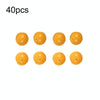 40pcs 16mm TPR Floating Bait Ball Float Water Fake Soft Bait(Yellow Corn Flavor)