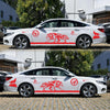 2 PCS/Set D-180 Wolf Totem Pattern Car Modified Decorative Sticker(Red)