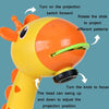 Children Multifunctional Projection Painting Toy Writing Board, wthout Watercolor Pen, Style: Dinosaur Blue