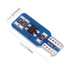 2 PCS T10 / W5W / 168 / 194 DC12V 1.2W 6000K 80LM 33LEDs SMD-3014 Car Reading Lamp Clearance Light, with Decoder