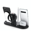 HQ-UD20 Mobile Phone Watch Multi-Function Charging Stand Wireless Charger for Phones & Apple Watch & Airpods(Black)