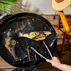 Non-Stick Grid Sheet Teflon Barbecue Mat Grill Grid Mat, Size:33x40 cm(Black)