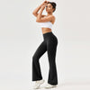 High-waisted Hip-lifting Elastic Quick-drying Yoga Sports Flared Pants, Size: S()