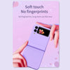 For Samsung Galaxy Z Flip3 5G Hinge Flip Phone Case(Purple)