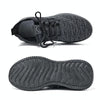 Men Sneakers Spring Low Top Casual Shoes Lace Up Running Shoes, Size: 39(Black)
