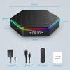 T95Z Plus 8K WiFi6 Android 12.0 Smart TV Box with Remote Control, 4GB+32GB, Allwinner H618 Quad-Core(UK Plug)