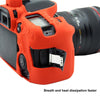 PULUZ Soft Silicone Protective Case for Canon EOS 80D(Red)