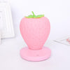 Creative Home LED Silicone Strawberry Night Light USB Rechargeable Bedside Decoration Atmosphere Light(Pink)