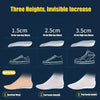 3pairs Boost Half Height Increase Shoe Insoles For Men Women,Spec: 1.5cm Gray(Free Size)