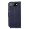 For Asus ROG Phone 7 Crazy Horse Top Layer Cowhide Leather Phone Case(Blue)