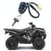 For Kawasaki ATV/UTV Starter Power Ignition Switch Key Lock(Black)