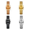 BINBOND N321 Square Temperament Metal 30M Waterproof Quartz Watch, Color: Black
