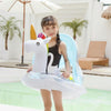 Inflatable Children Swimming Ring with Sunshade Floating Seat( Unicorn)