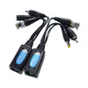 2x 500m HD-CVI/AHD/TVI Video Power Audio Balun CCTV Transmitter Receiver