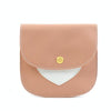 Portable Large Capacity PU Sanitary Napkin Pad Storage Bag(Skin+White)