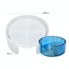 DIY Crystal Epoxy Storage Box Silicone Mould, Specification: Round Coaster Box DJ-98