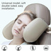 Car Seat Headrest Car Neck Pillow Sleep Side Headrest for Children and Adults (Black)