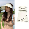 MENGLANDI Summer Outdoor Riding Anti-ultraviolet Sunshade Empty Top Hat, Size: Adjustable(D-206 Beige Rollable)