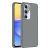 For Samsung Galaxy A15 Nano Lens Cover Liquid Silicone Phone Case(Titanium Gray)